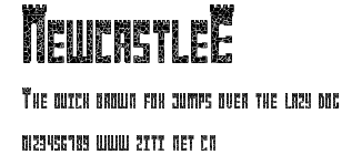 NewcastleE.ttf字體轉換器圖片