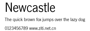 Newcastle.ttf字體轉換器圖片