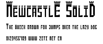 NewcastlE SoliD.ttf字體轉換器圖片