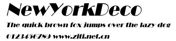 NewYorkDeco.ttf字體轉換器圖片