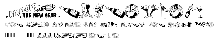 NewYearBats.ttf字體轉換器圖片