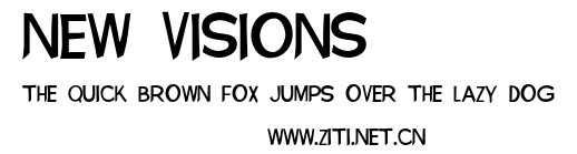 New Visions.otf字體轉換器圖片