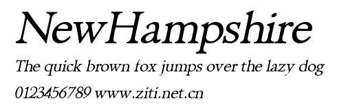 NewHampshire.ttf字體轉換器圖片