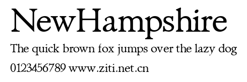 NewHampshire.ttf字體轉換器圖片