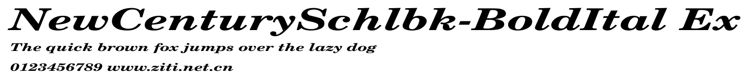 NewCenturySchlbk-BoldItal Ex.ttf字體轉換器圖片