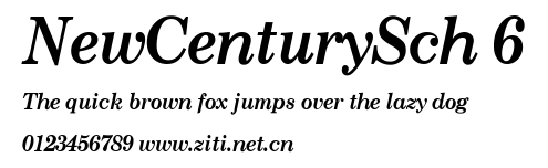 NewCenturySch 6.ttf字體轉換器圖片
