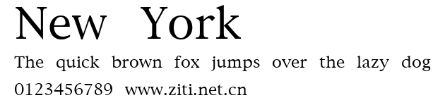 New York.ttf字體轉換器圖片