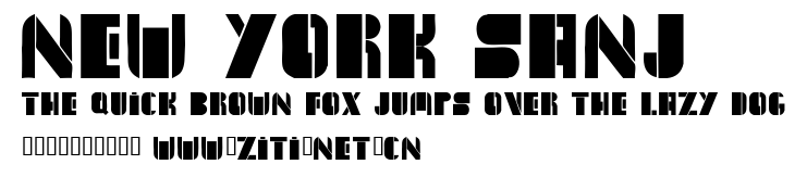 New York Sanj.ttf字體轉換器圖片