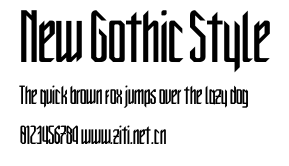 New Gothic Style.ttf
