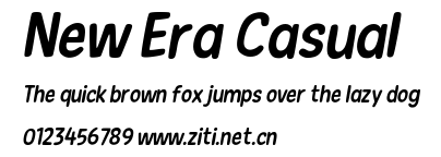 New Era Casual.ttf字體轉換器圖片