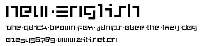 New English.ttf字體轉換器圖片