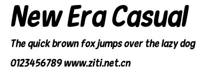 New Era Casual.ttf字體轉換器圖片