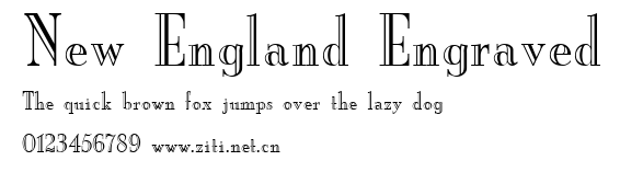 New England Engraved.ttf字體轉換器圖片