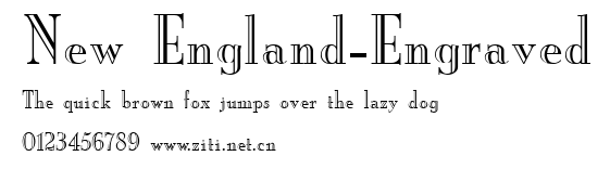 New England-Engraved.ttf字體轉換器圖片
