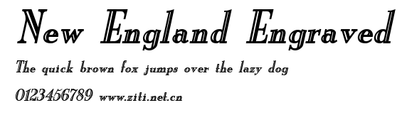 New England Engraved.ttf字體轉換器圖片