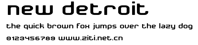 New Detroit.ttf字體轉換器圖片