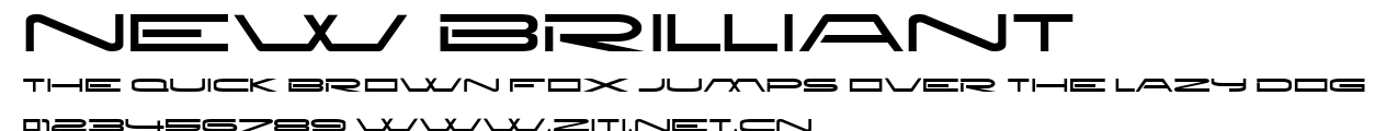 New Brilliant.ttf字體轉換器圖片