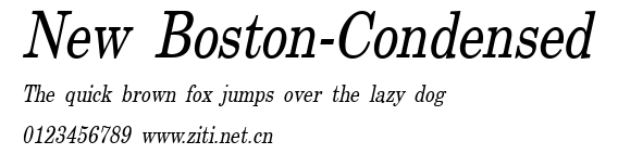 New Boston-Condensed.ttf字體轉換器圖片