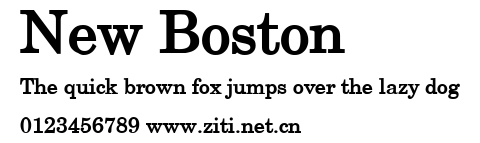 New Boston.ttf字體轉換器圖片