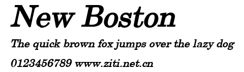 New Boston.ttf字體轉換器圖片