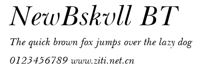 NewBskvll BT.ttf字體轉換器圖片