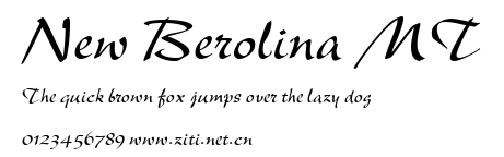 New Berolina MT.ttf字體轉換器圖片