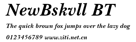 NewBskvll BT.ttf字體轉換器圖片