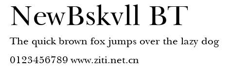 NewBskvll BT.ttf字體轉換器圖片
