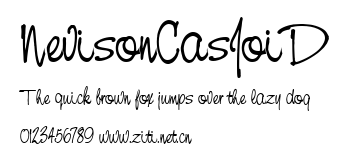 NevisonCasJoiD.ttf字體轉換器圖片