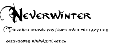 Neverwinter.ttf字體轉換器圖片