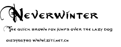 Neverwinter.ttf字體轉換器圖片