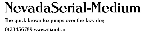 NevadaSerial-Medium.ttf字體轉換器圖片