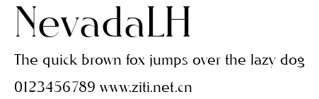 NevadaLH.ttf字體轉換器圖片