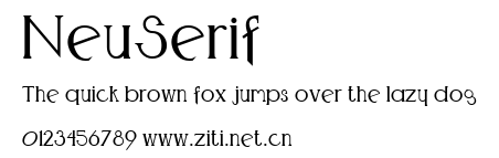 NeuSerif.ttf字體轉換器圖片