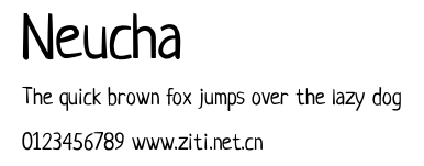 Neucha.otf字體轉換器圖片