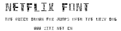 Netflix Font.ttf字體轉換器圖片