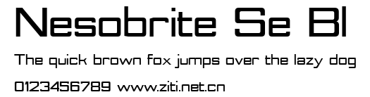 Nesobrite Se Bl.ttf字體轉換器圖片