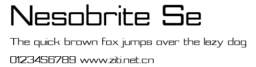 Nesobrite Se.ttf字體轉換器圖片