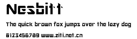 Nesbitt.ttf字體轉換器圖片
