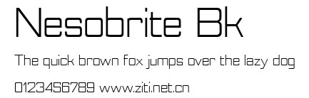 Nesobrite Bk.ttf字體轉換器圖片