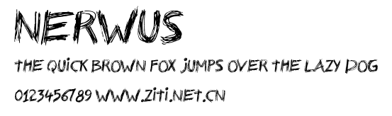 Nerwus.ttf字體轉換器圖片