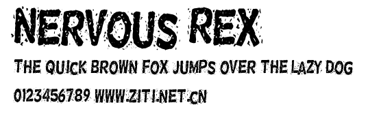 Nervous Rex.ttf字體轉換器圖片