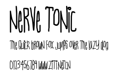 Nerve Tonic.ttf字體轉換器圖片