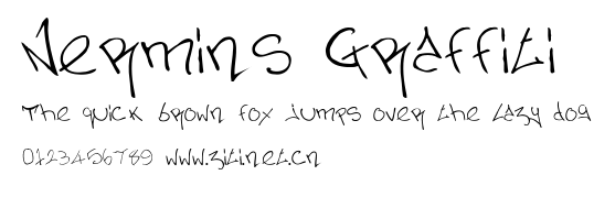 Nermins Graffiti.ttf字體轉換器圖片
