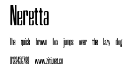 Neretta.ttf字體轉換器圖片