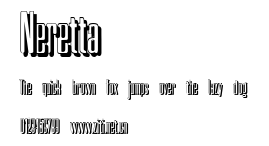 Neretta.ttf字體轉換器圖片