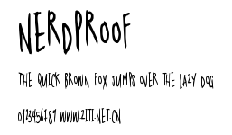 Nerdproof.ttf字體轉換器圖片
