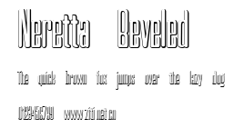 Neretta Beveled.ttf字體轉換器圖片