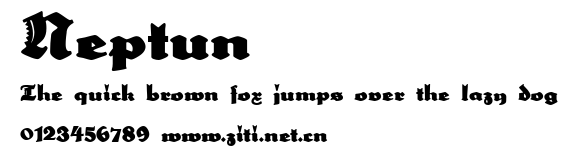 Neptun.ttf字體轉換器圖片