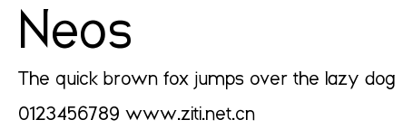 Neos.ttf字體轉換器圖片